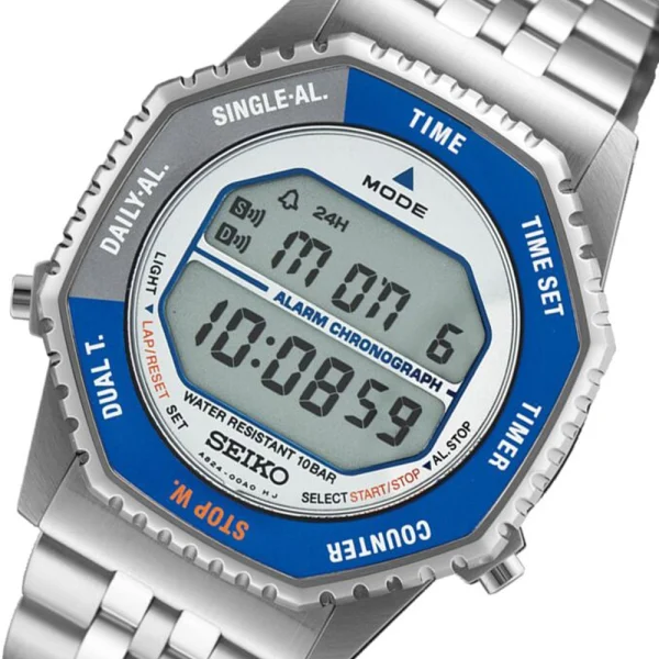 Seiko Rotocall Digital Ref. SMGG21P1 – Orologio Digitale Quarzo Blu e Acciaio 37 mm