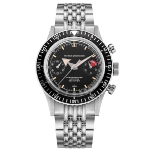 Nivada Grenchen Chronomaster Broad Arrow 86056M04LC – Cronografo Manuale 38 mm Inter.Bezel