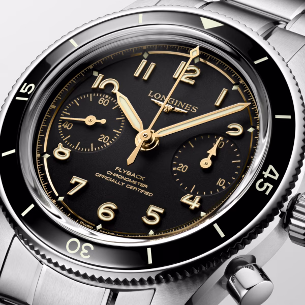 Longines Spirit Pilot Flyback 39,5 mm Ref. L3.721.4.53.6 – Cronografo Flyback Manuale