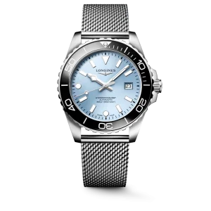 Longines HydroConquest L3.788.4.99.6 – Automatico 42 mm Quadrante Azzurro Ghiaccio