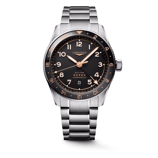 Longines Spirit Zulu Time 42 mm Ref. L3.812.4.50.6 – Automatico GMT con Bracciale Acciaio